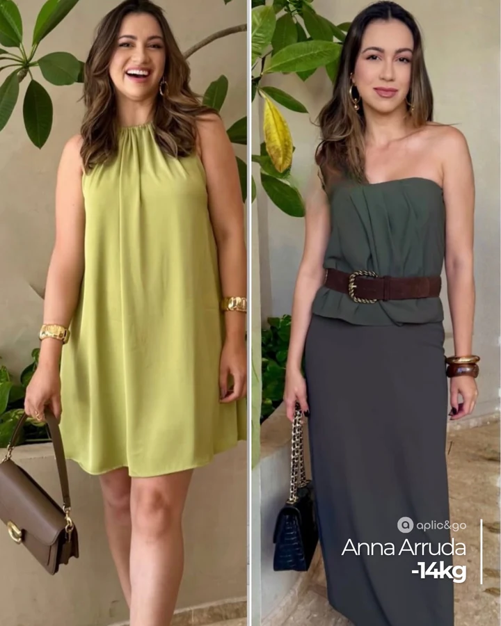 Comparação de fotos — Anna Arruda