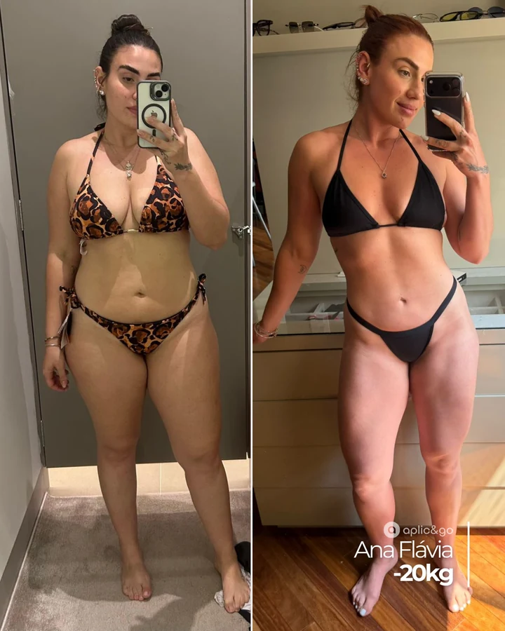 Comparação de fotos — Ana Flávia